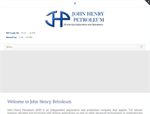 Tablet Screenshot of jhpenergy.com